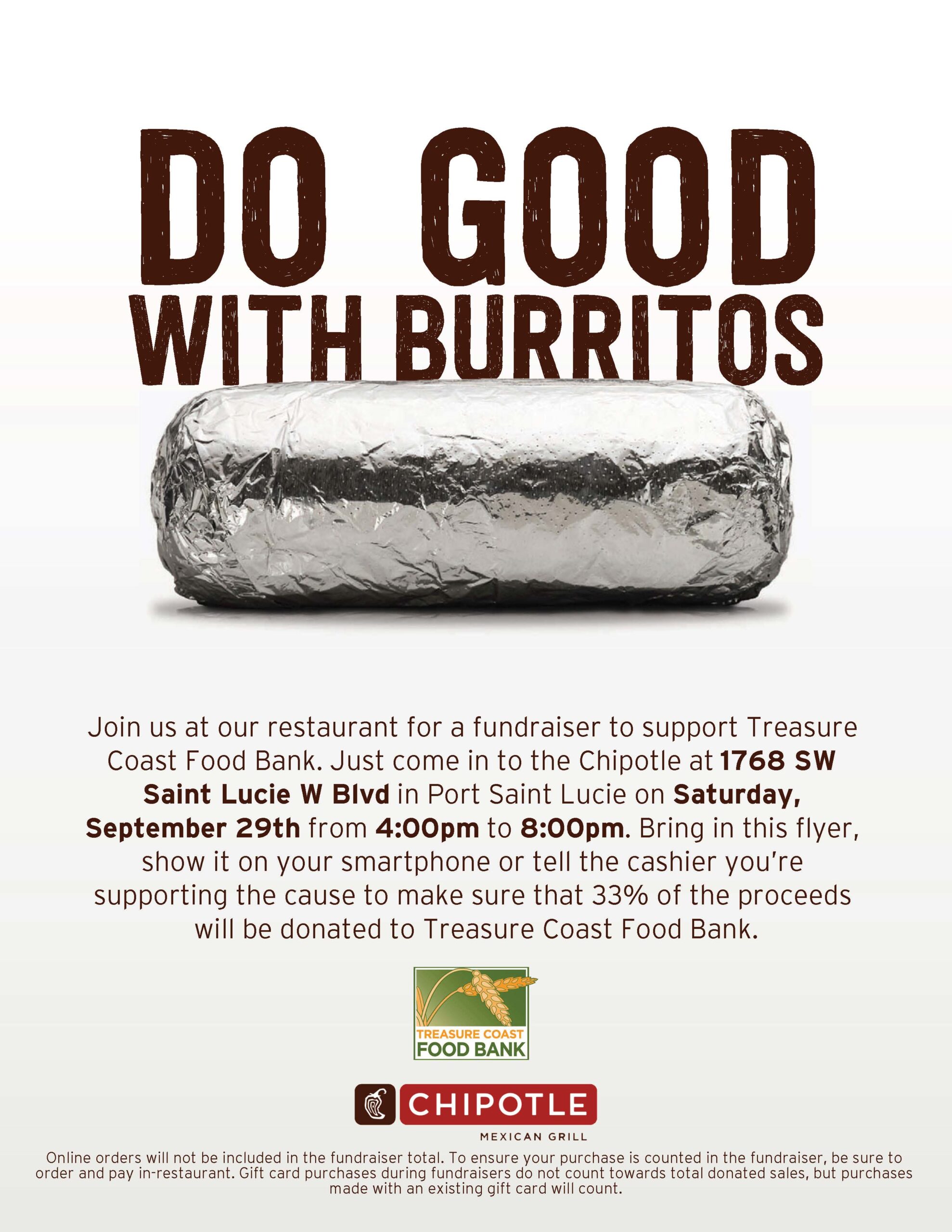 Chipoltle Flyer with logo